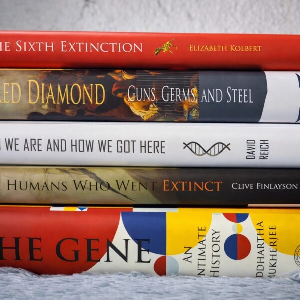 Science of Humanity: 5 Books That Explain Our Origins by Elizabeth Kolbert, Jared Diamond, David Reich, Clive Finlayson & Siddhartha Mukherjee